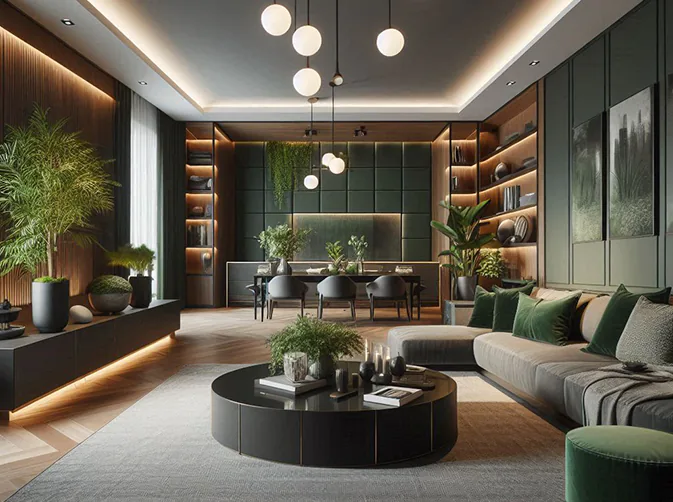 Interior design drawing